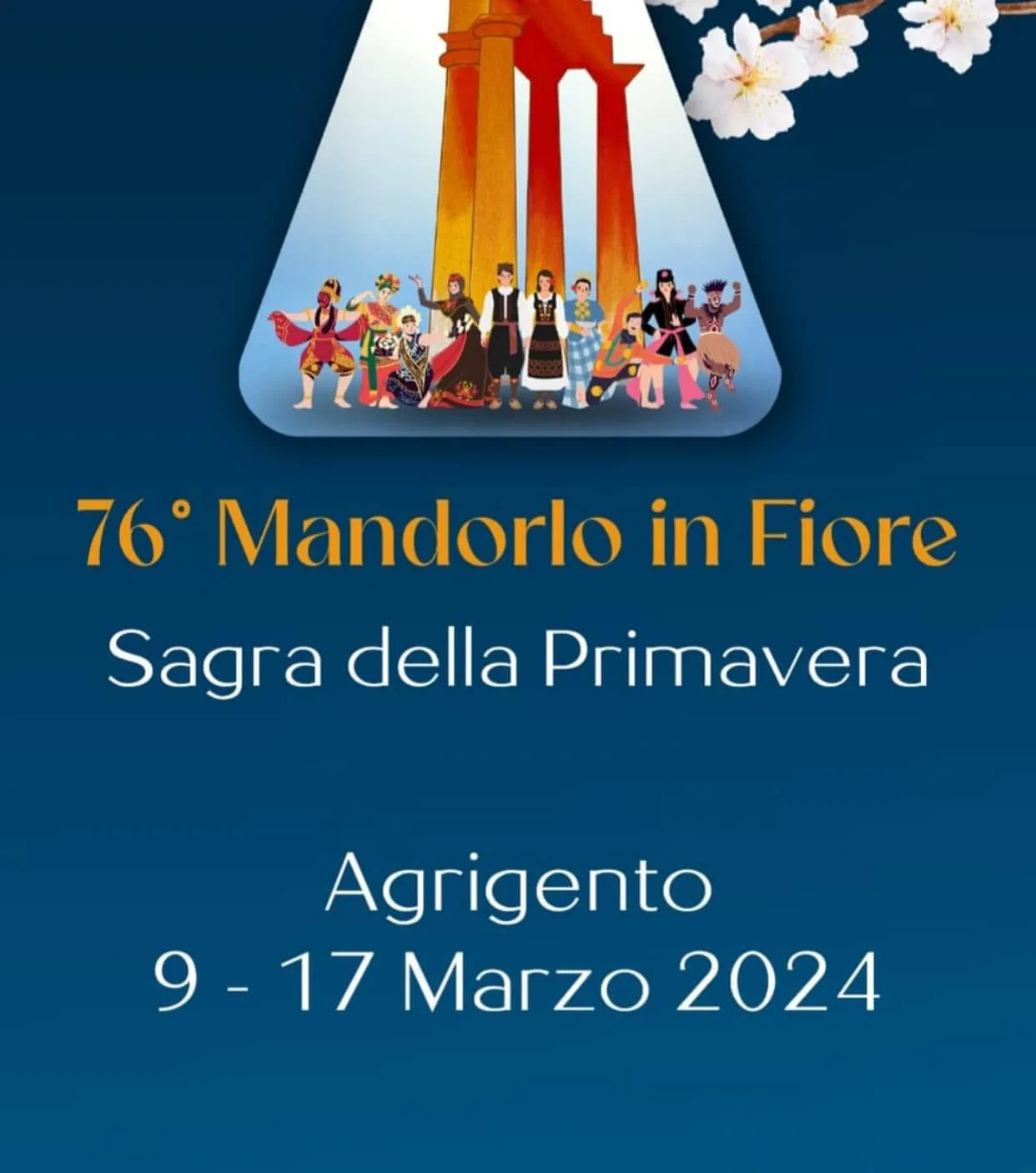 76^ Edizione del Mandorlo in Fiore di Agrigento 2024